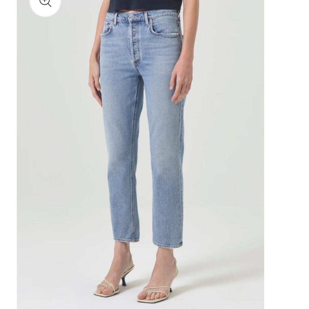 Agolde ankle length rigid denim (Riley)